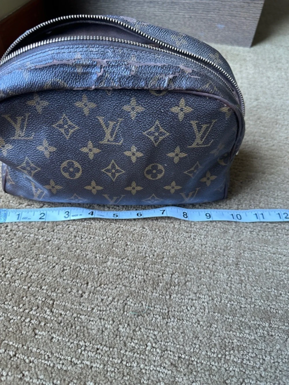 Louis Vuitton Monogram Canvas Toiletry Pouch - Brown/Gold Monogram